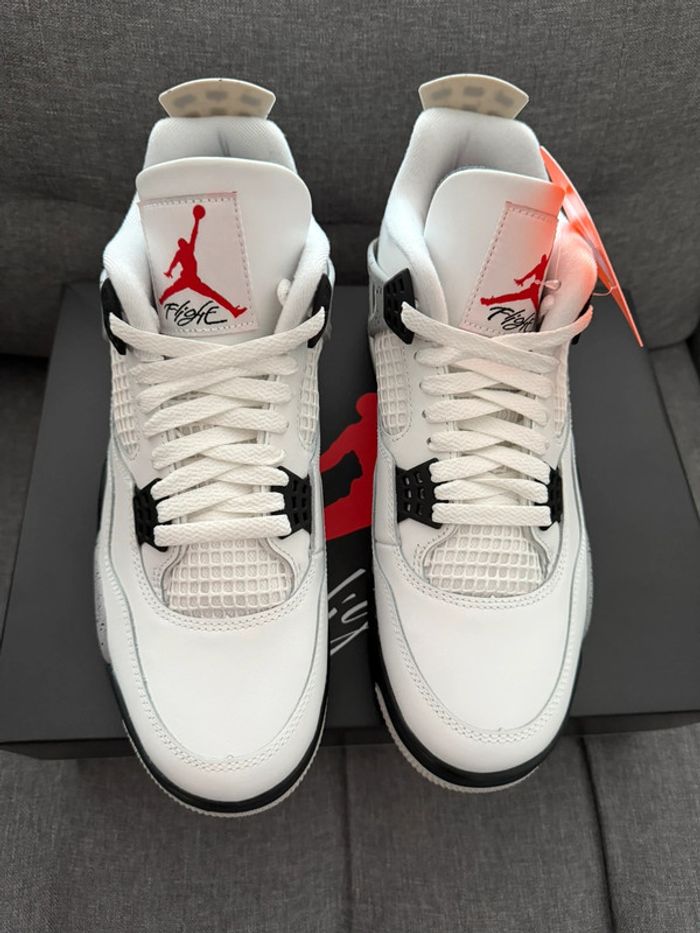 Air Jordan 4 rétro White Cément - photo numéro 6