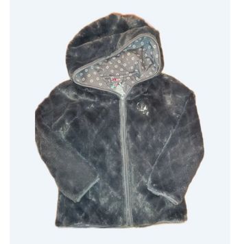 Veste gilet zippé à capuche très doux 6 ans