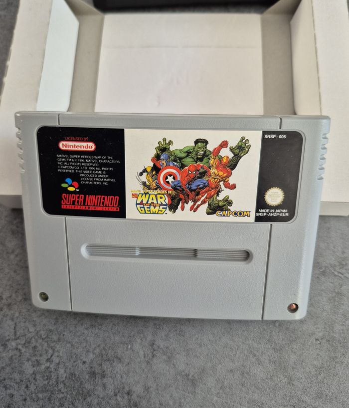 Jeu Super Nintendo / Snes - Marvel Super Heroes In War Of The Gems - EUR FR - photo numéro 8