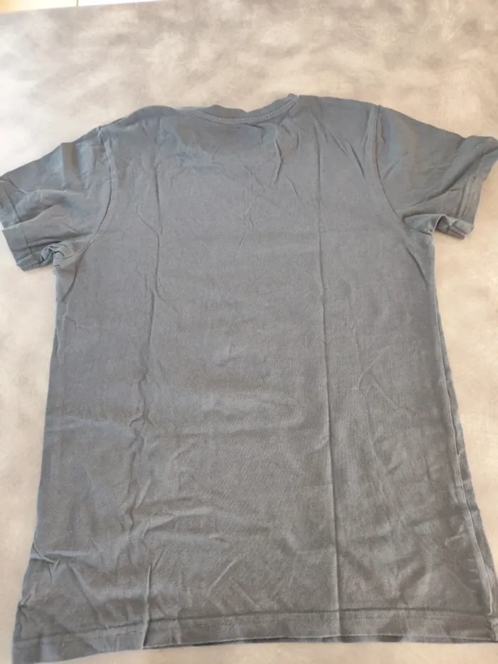 T-shirt gris manches courtes Vertbaudet 11/12 ans - photo numéro 4