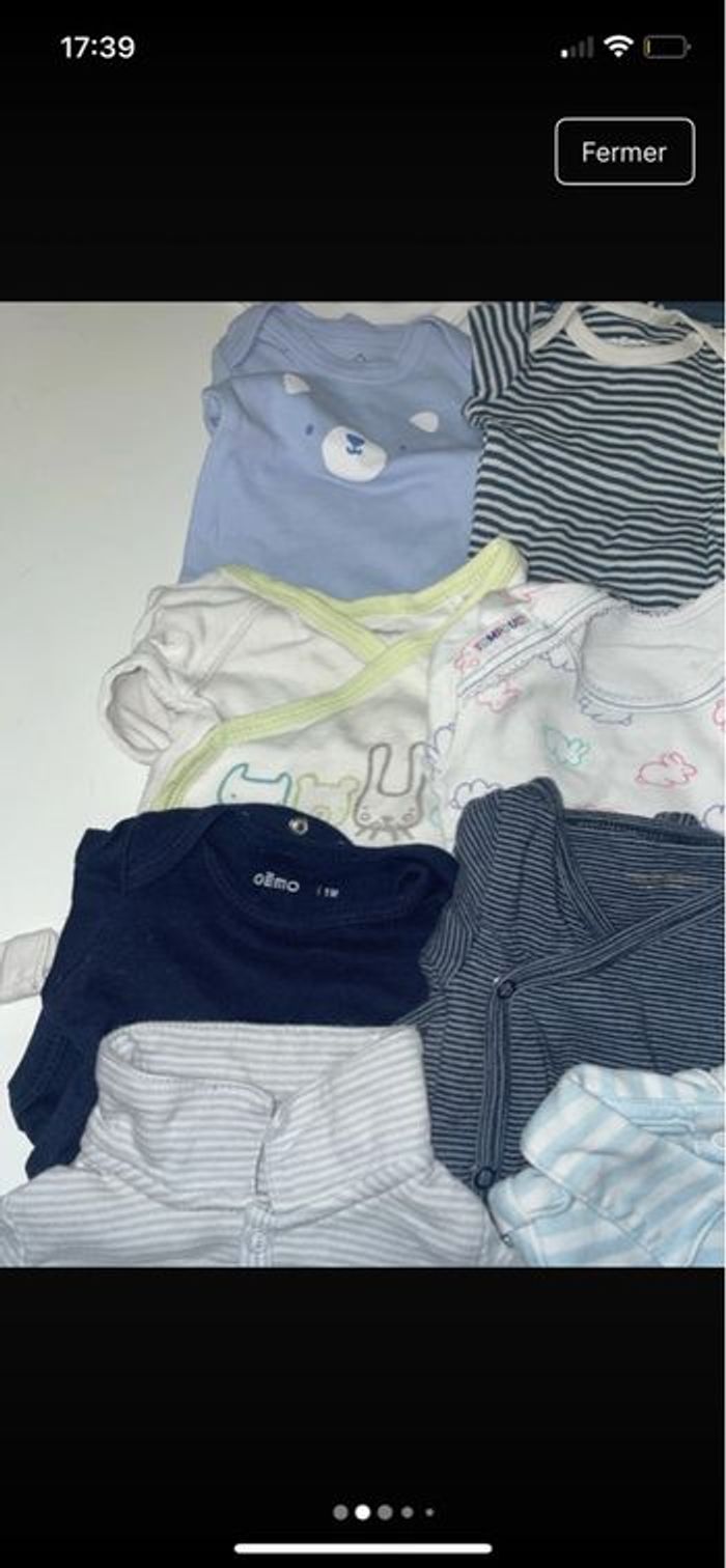 Lot body manche longue 1 mois - photo numéro 3