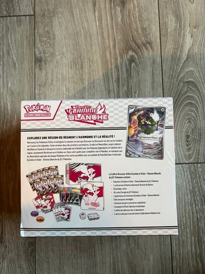 POKÉMON - COFFRET FLAMME BLANCHE - ETB EV 10.5 - FR NEUF & DÉFAUT SCELLAGE - photo numéro 6