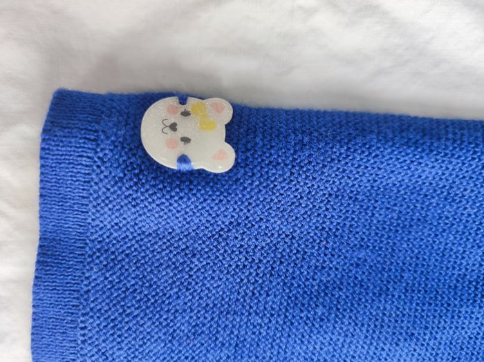 Gilet bleu fille - Taille 6 mois - Sergent Major - Neuf - photo numéro 3