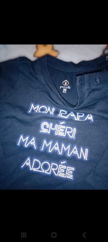 Tee shirt 6 mois neuf