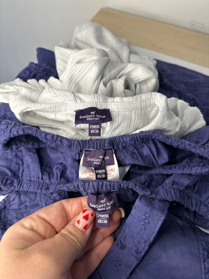 Ensemble robe body et bloomer SM 24mois - photo numéro 7