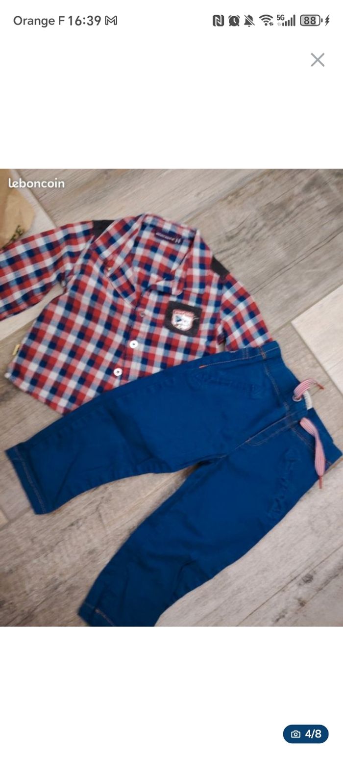 Lot de vêtements garçon 18 mois - photo numéro 3