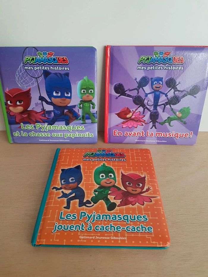 lot de 3 livres Pyjamasques