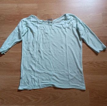 Tee shirt vert manches 3/4 Promod L