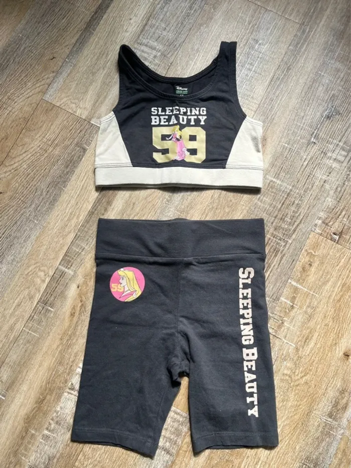 Ensemble cycliste et brassière 6ans