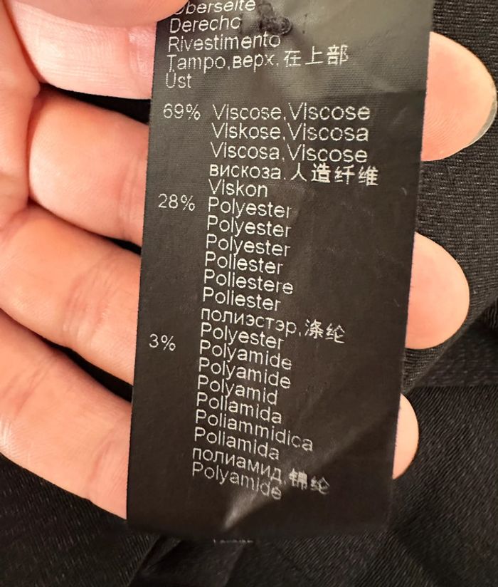 Robe casual noire manches longues col V femme taille 34 One step - photo numéro 11