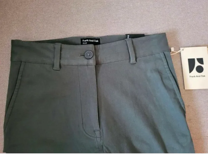 Pantalon coupe  droite  taille haute  Frank  and Oak  taille  S - photo numéro 8