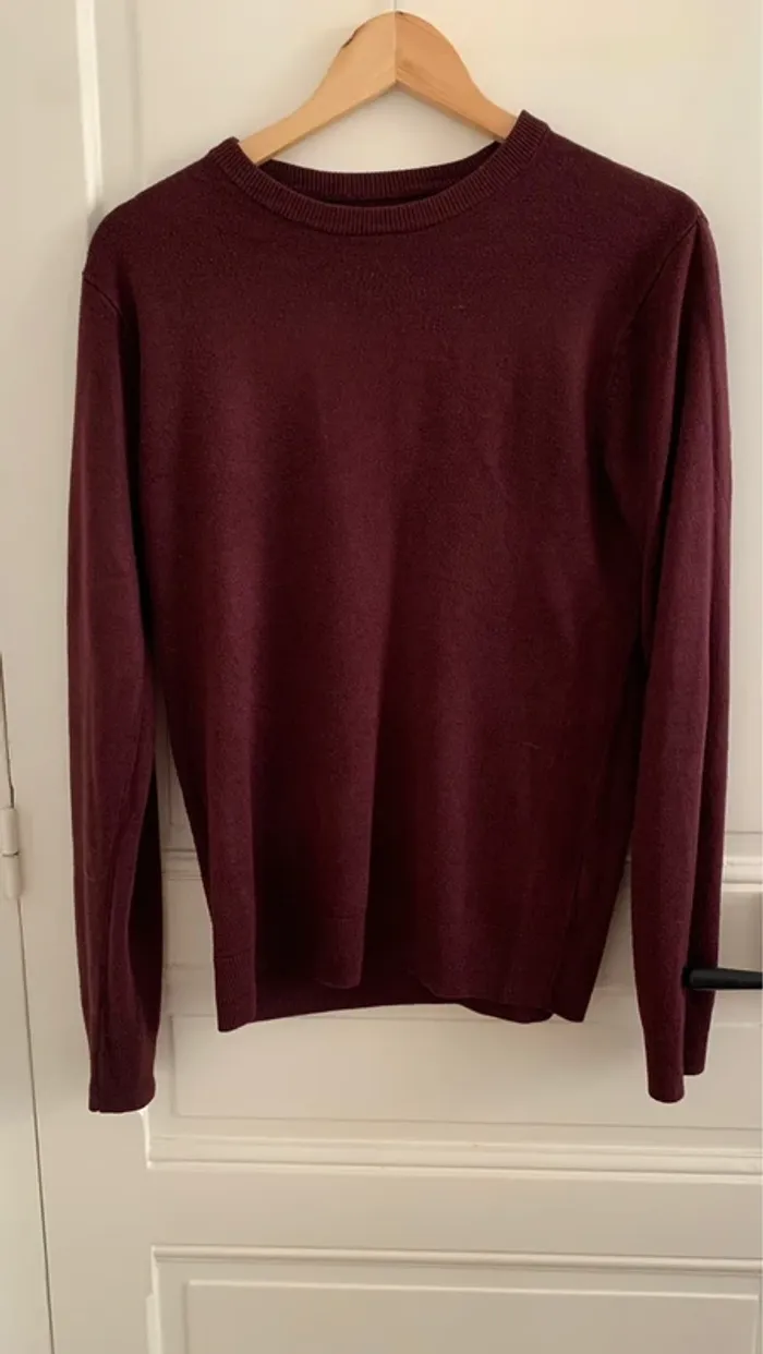 Pull bordeaux