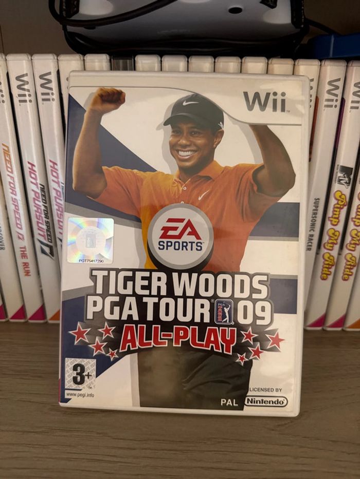 Tiger Woods pga tour 09 all play jeu Wii golf
