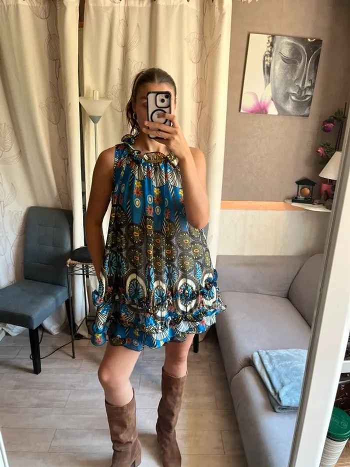 Robe tulipe Molly Bracken vintage bohème champêtre country western