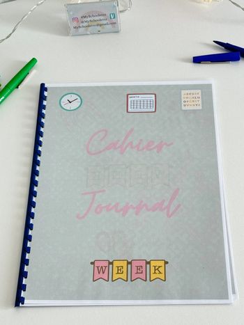 Cahier Journal Enseignant 2 jours par page