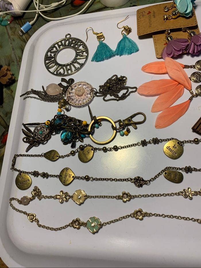 Gros lot bijoux style bohème ( lire descriptif) - photo numéro 5
