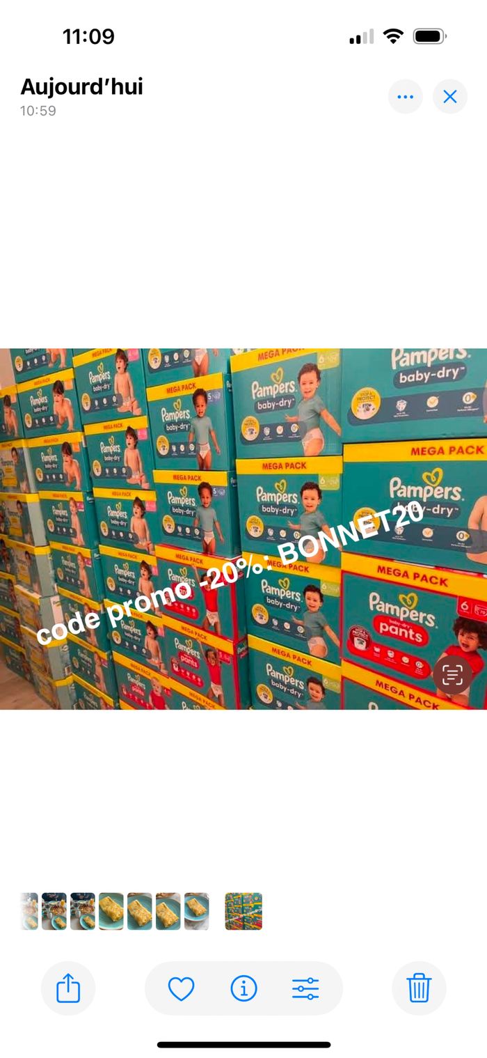 Couche Pampers toute tailles