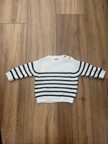 Pull marinière Kiabi 3 mois