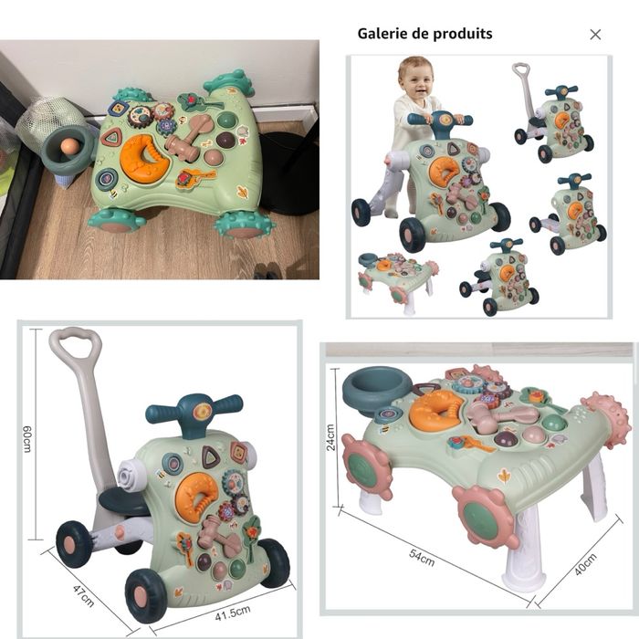 Trotteur marche bébé 5 en 1