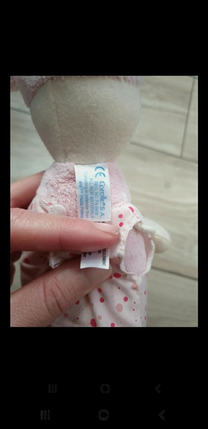 Poupée doudou hochet corolle - photo numéro 4