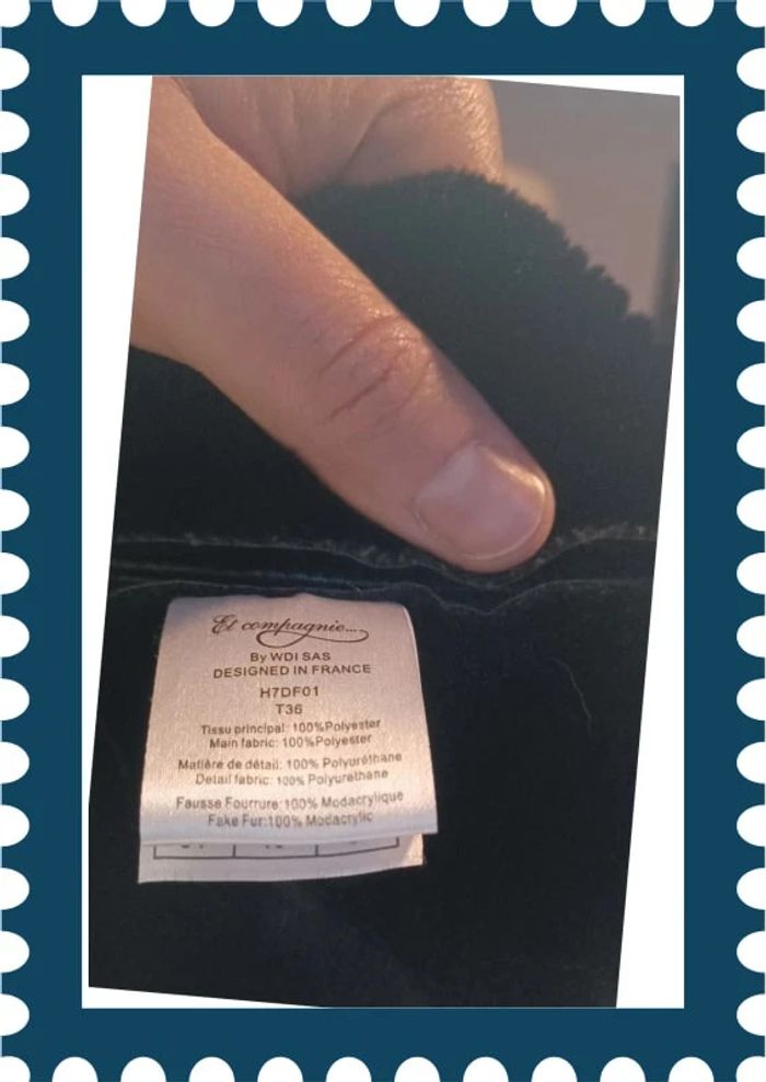 Manteau en fausse fourrure Et Compagnie Taille S - photo numéro 6