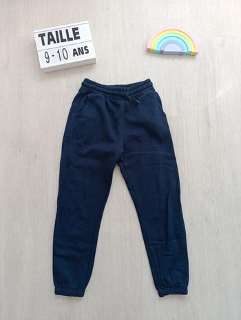 Jogging taille 9/10ans bleu marine