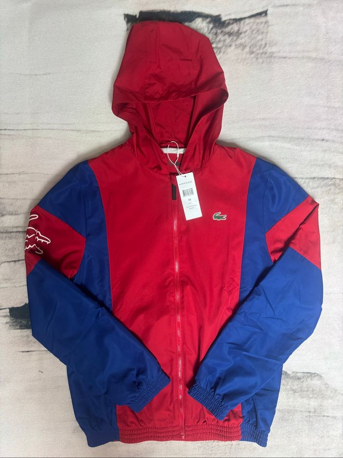 Veste d’extérieur/survêtementLacoste rouge et bleu taille S 46/48 - photo numéro 3