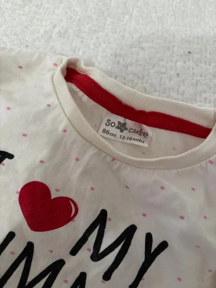 T-shirt so cute 12/18 mois - photo numéro 3