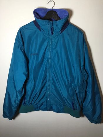 Veste chaude doublure polaire pour femme Columbia bleu vert taille XL 166