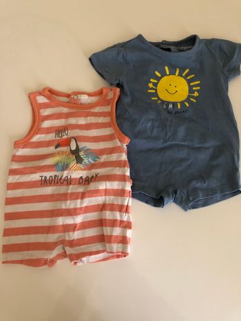 2 ensembles garçon - 3 mois