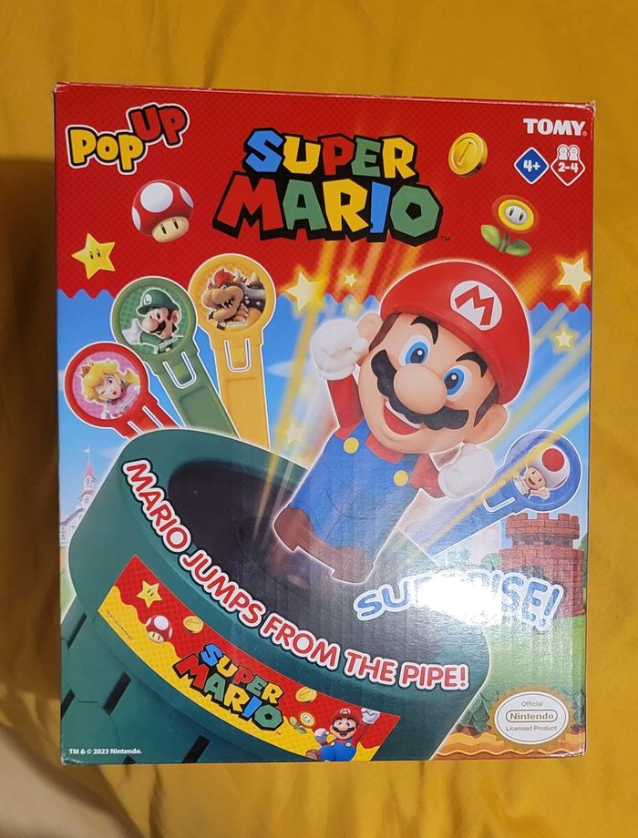 Super mario pop up