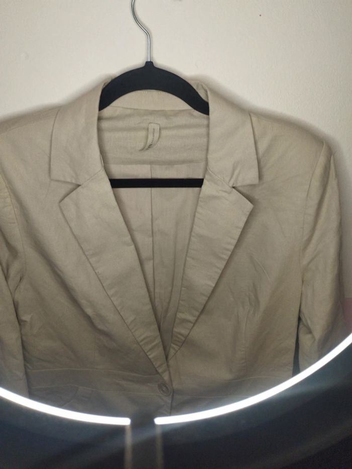 Veste lin collection taille 40 - photo numéro 4