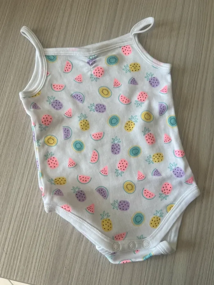 Bodies d’été fille 3 mois