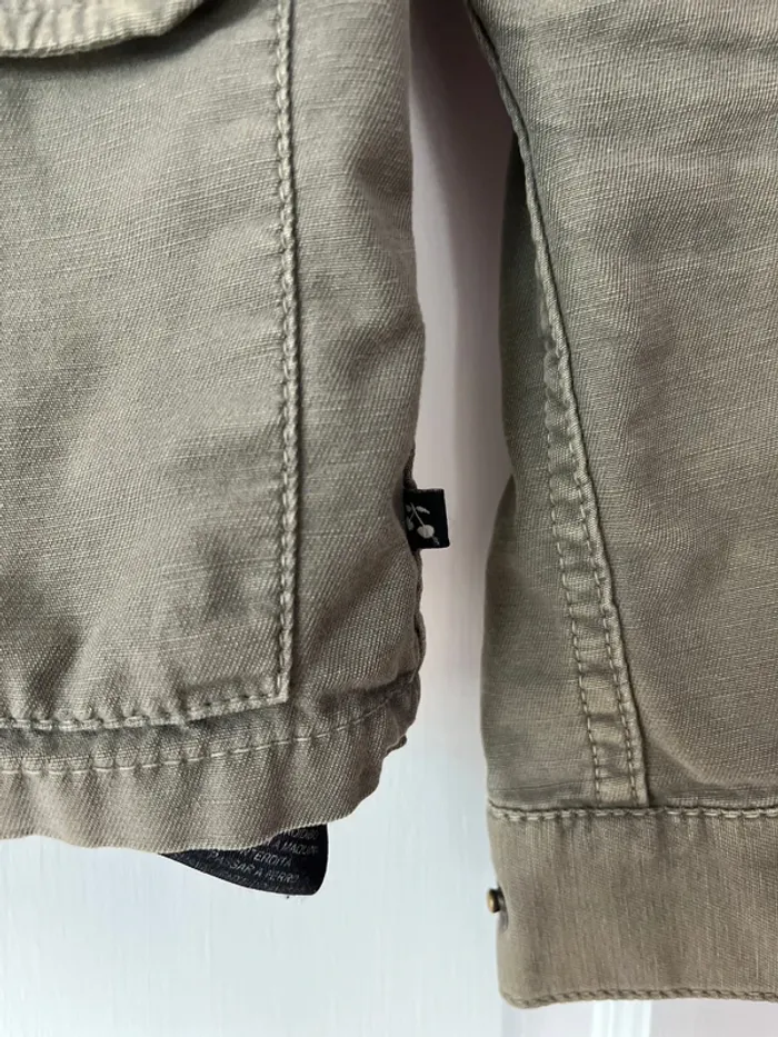 Veste militaire kaki – Le Temps des Cerises – Taille XXS – Tendance & Intemporelle - photo numéro 4