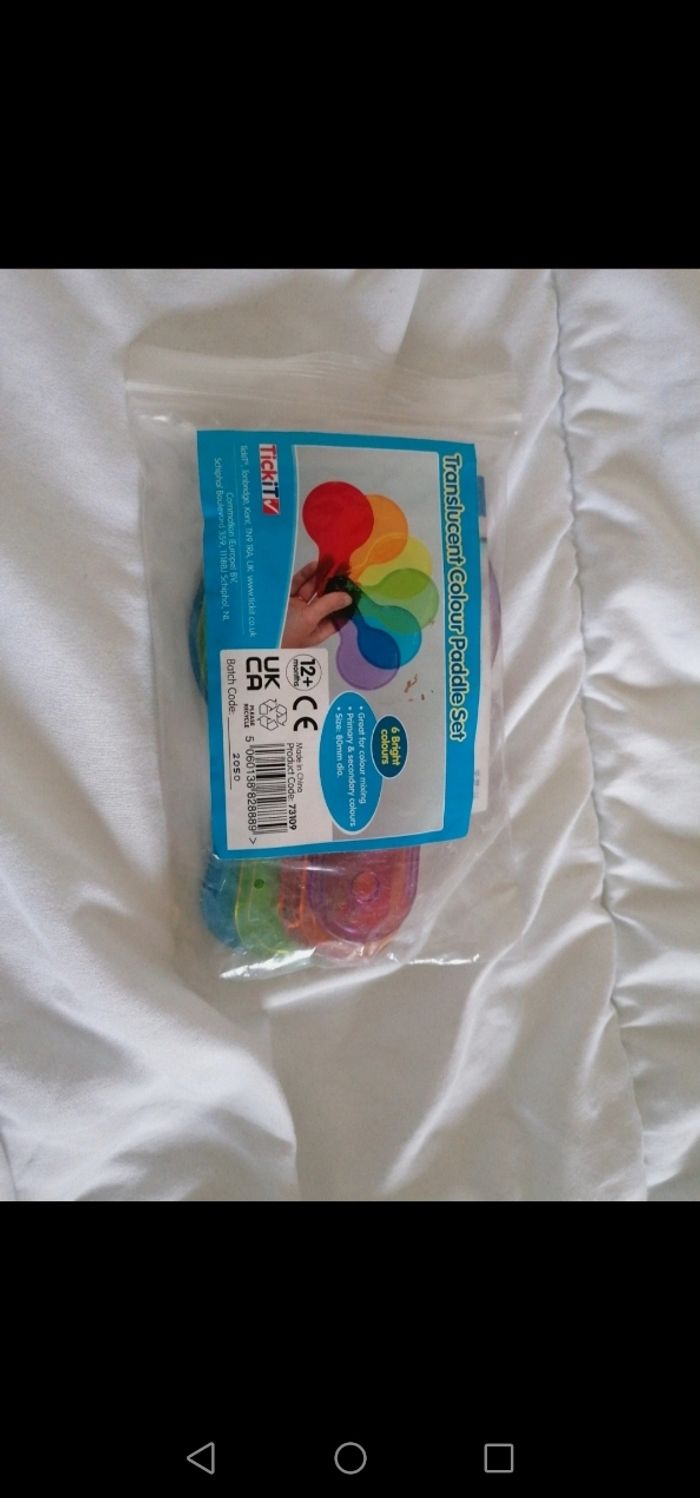 Plastique arc en ciel