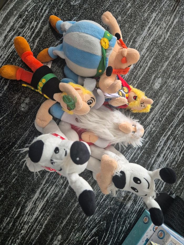 Peluches asterix et ses amis