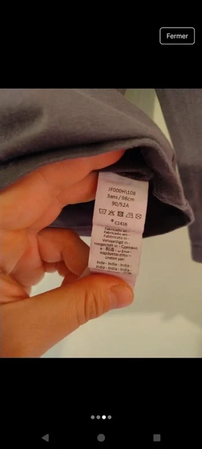Chemise fille manches longues - photo numéro 3