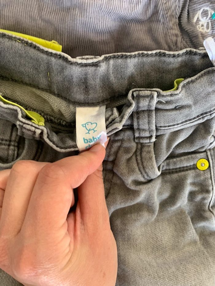Lot de 9 pantalons \ jeans bébé 3 mois - photo numéro 5