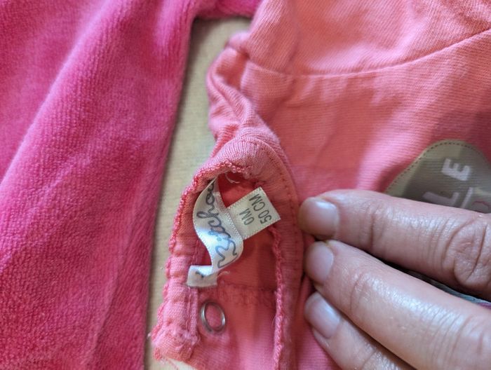 Lot de 3 pyjamas 1 pièces bébé fille 1 mois kitchoun - photo numéro 5