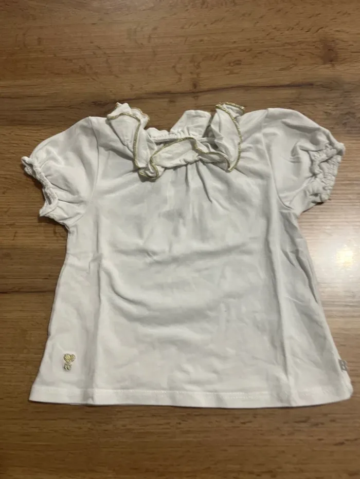 T shirt obaibi blanc 9 mois