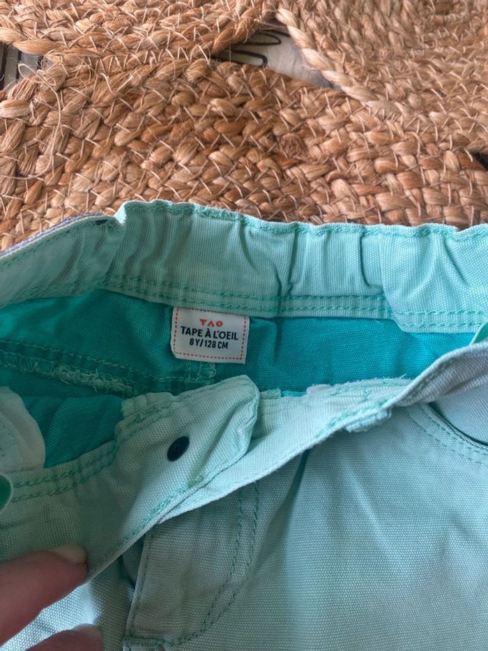 Short turquoise 🐊 8 ans - Tao - photo numéro 2
