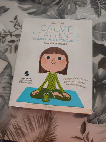 Livre avec CD calme et attentif comme une grenouille