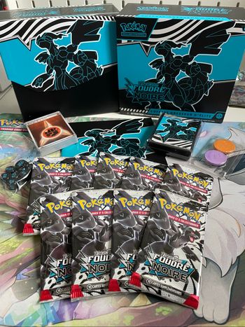 ETB Foudre Noire EV10.5 - 9 boosters + Goodies - Reconditionné