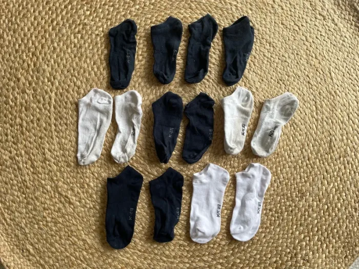 Lot de 7 paires de socquettes 31-34 Kiabi - photo numéro 3