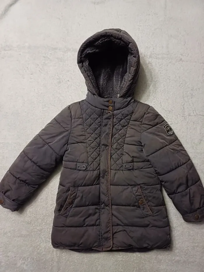 Manteau Okaïdi 5 ans (réf perso G-J34)(familleac72)