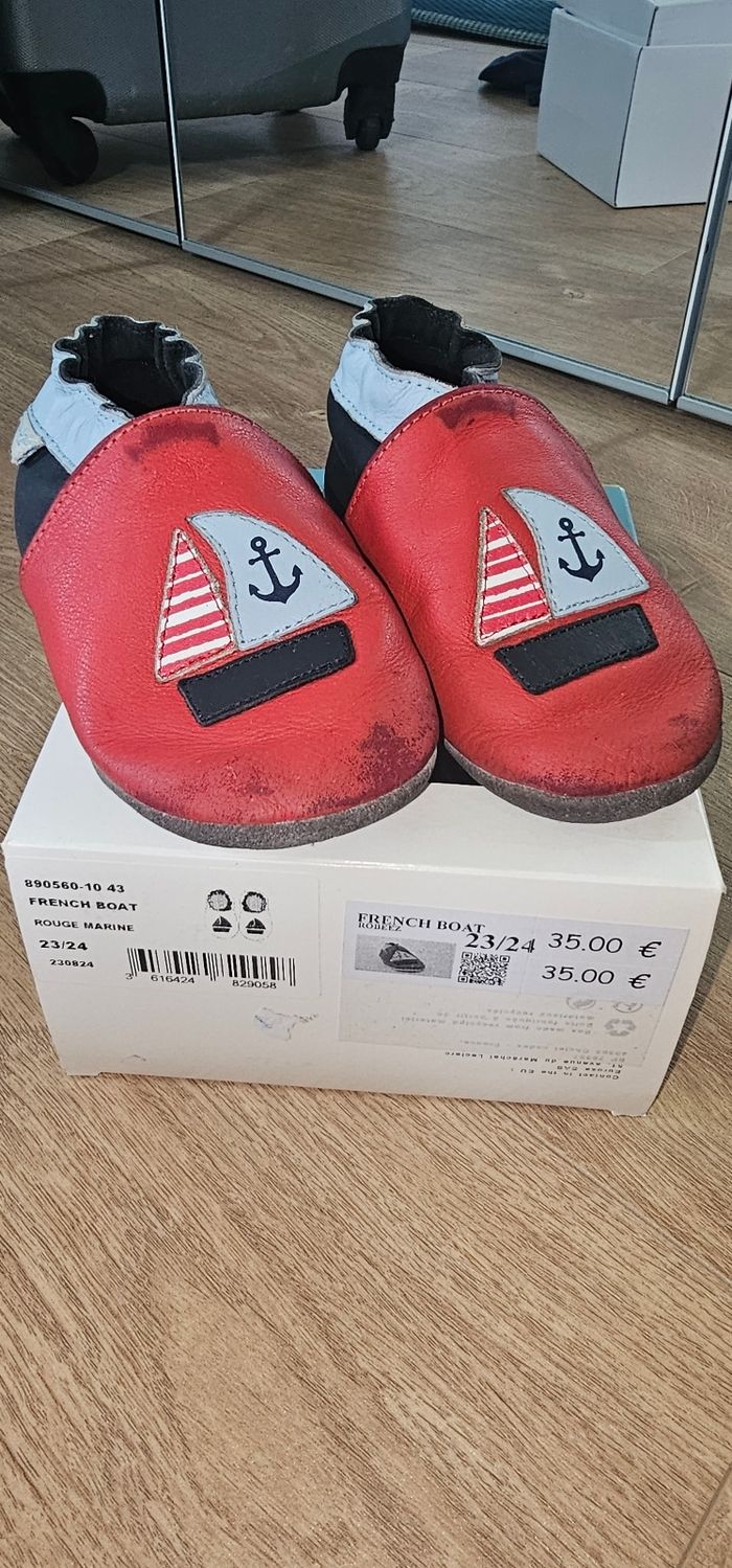 Robeez chaussons garcon bateaux 23 24 - photo numéro 7