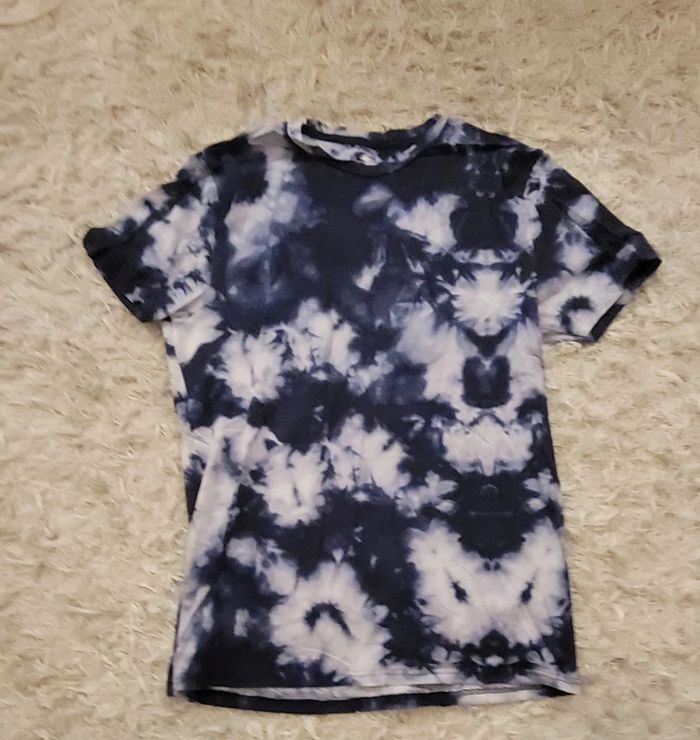 T-shirt bleu dégradé Hollister