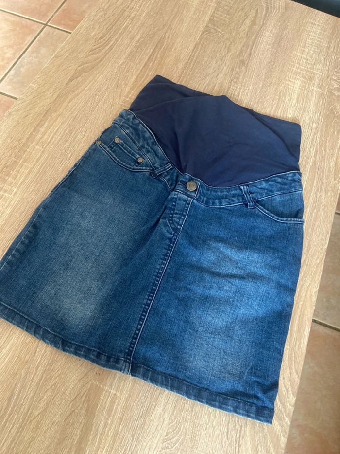 Jupe en jean grossesse T34 - photo numéro 3