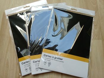Lot de cartes à gratter