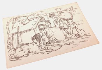 Carte postale ancienne   Poulbot Francisque  N°7  Journée Française du Secours National  